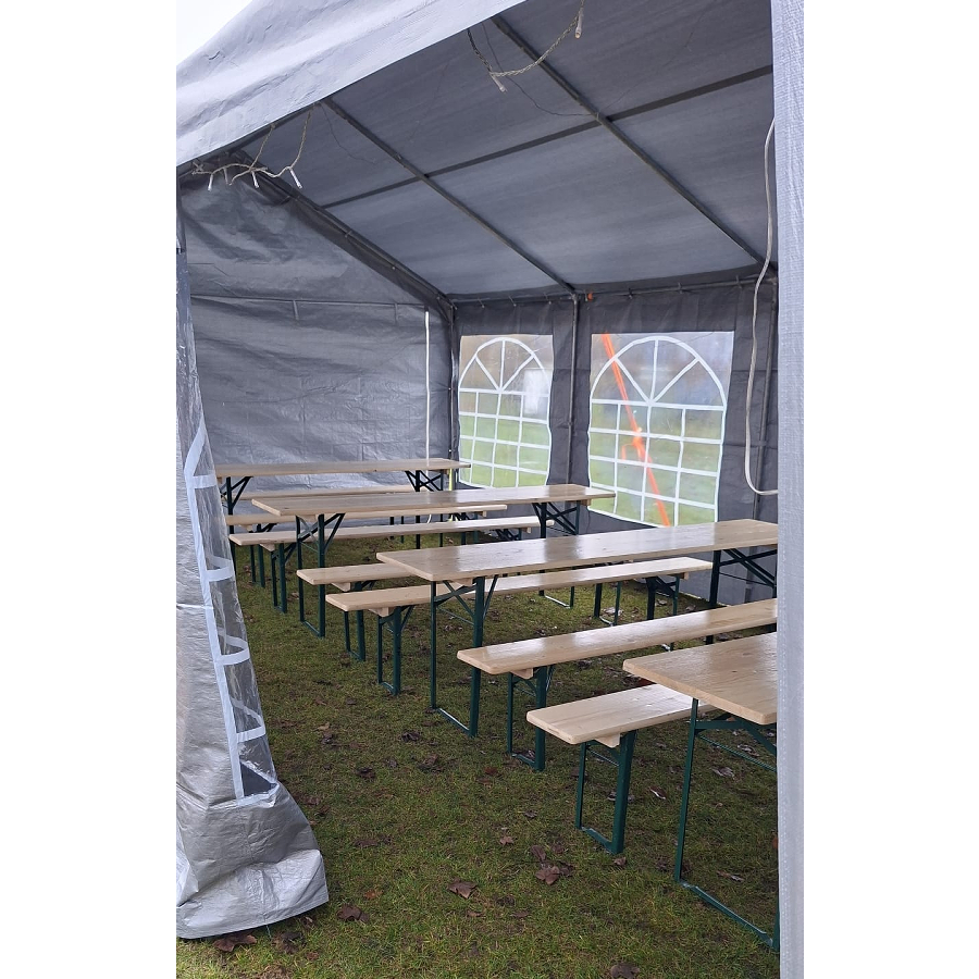 Partyzelt, PVC Festzelt, 4x8m